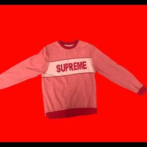 SUPREME RED SWEATER
